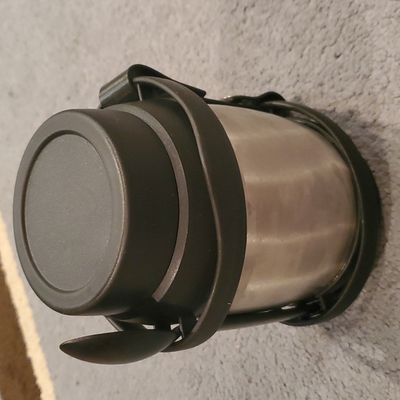 Vintage Eddie Bauer travel thermos soup mug with spoon - Picture 2 of 5